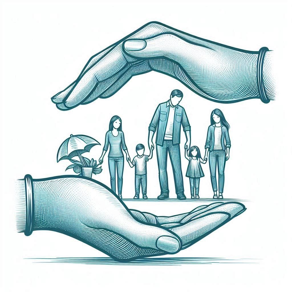 Family navigating communication and changing family roles together